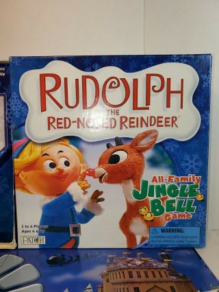 Rudolph The Red - Nosed Reindeer Family Jingle Bell Game by Patch 2003 - other 2