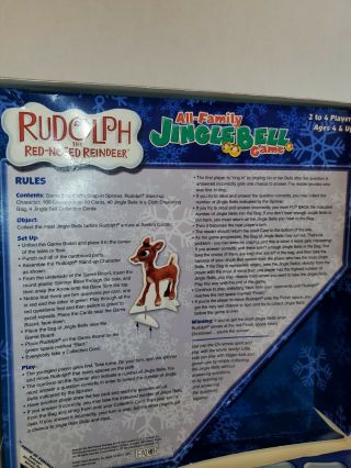 Rudolph The Red - Nosed Reindeer Family Jingle Bell Game by Patch 2003 - other 3