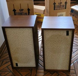 Vintage Klh Model Six 6 Speakers Exct With Org Boxes