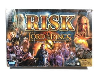 Risk Lord Of The Rings Trilogy Edition Board Game Incomplete - No Ring 2003