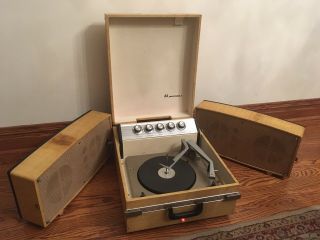 1959 Motorola Sh17s Stereo Tube Amp Record Player