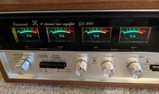 1972 Sansui QS - 800 4 - channel rear amplifier 6