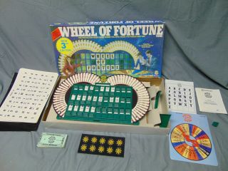 1985 Pressman Wheel Of Fortune Board Game Complete 5555 3rd Edition