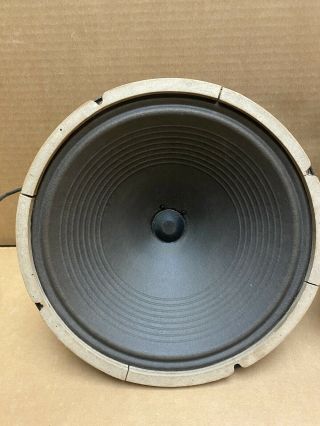 Pair Jensen A12 Field Coil Speakers 12 ohms,  Matching ’s Cond 6