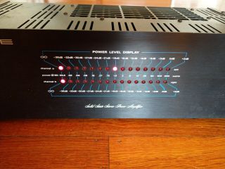 Vintage SAE 2200 Solid State Stereo Power Amplifier - & Looks Great 2