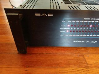 Vintage SAE 2200 Solid State Stereo Power Amplifier - & Looks Great 3