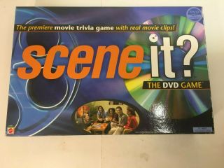 Scene It? Movie Trivia 1st Edition Dvd Game Mattel 2003 100 Complete