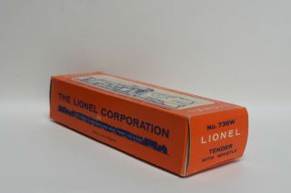 Lionel Postwar 736w Pennsylvania Tender Empty Box