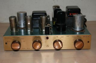 Vintage David Bogen Model Db 110 Mono Tube Amp Amplifier