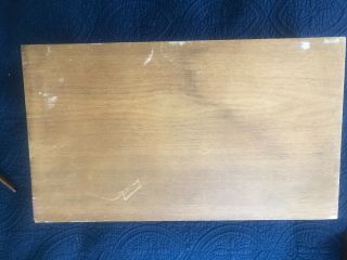 VINTAGE PLYWOOD CABINET FOR MARANTZ 7C 7T.  BEAT UP BUT FUNCTIONAL 2