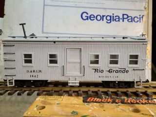 Usa Trains R - 1840 D&rgw Maintenance Of Way Kitchen Car G Scale