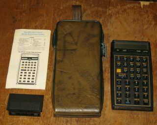 Vintage Hp 41cv Programmable Calculator W//case