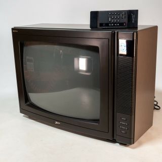 1992 Zenith Sentry 2 Retro Crt Tv Television 20 " Remote Vintage Gaming Ss1917b3
