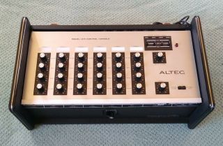 Altec Lansing Model 1214 Portable Control Console Vtg Reverb Amp Guc Read.