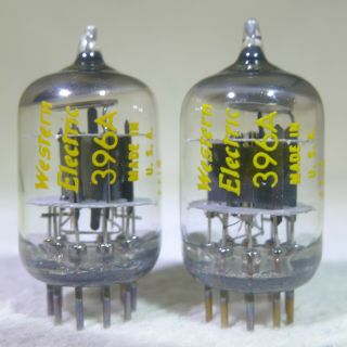 NOS/NIB Matched Pair Western Electric 396A/2C51/5670 O - Getter 1971 Same Date 2