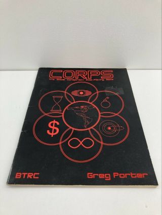 Btrc Corps Global Conspiracy Roleplaying Game Rpg Core Book By Greg Porter 1990