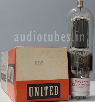 805 United Electron U.  S.  A.  Direct Heated Triodes Old Stock,  Audio Tubes