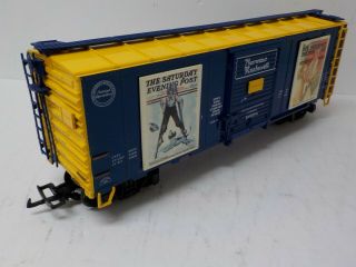 ARISTO - CRAFT ART46039 - 4 NORMAN ROCKWELL SUMMER BOXCAR 4 OF4 SERIES G SCALE 3