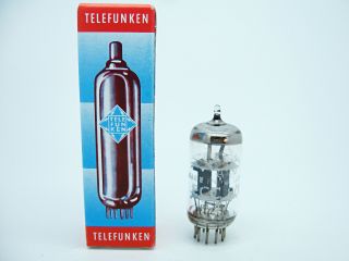 1 X Nos Telefunken Ecc801s 6201 E81cc 12at7wa ◇ Test V.  Strong 100,  Vacuum Tube