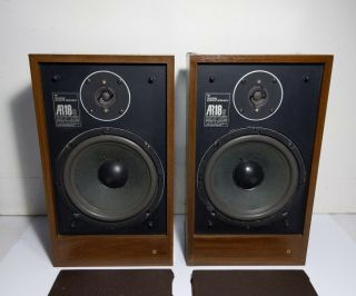 Vintage Teledyne Acoustic Research Ar Ar18s Wood Speakers Ar18