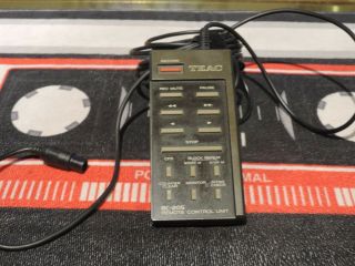 Very Rare Teac Rc - 205 Wired Remote Control Unit