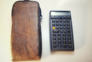 Vintage Hp 41cx Scientific Calculator With Carrying Case