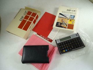 Vintage Hewlett Packard Hp - 11c Scientific Calculator W/ Box Engineer Retro Old