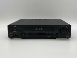 Jvc Hr - S4500u S Vhs Vcr Video Cassette Recorder Player Remote Cable Bundle