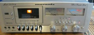 Marantz Model 5030b Stereo Cassette Deck Audiophile 3 Heads Not