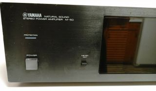 Yamaha M - 50 Power Amplifier - 120W per Channel 8ohms - 200W per Channel 4ohms 2