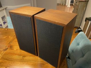 Acoustic Research Ar - 4x Vintage Bookshelf Speakers; Ar4x Oiled Walnut