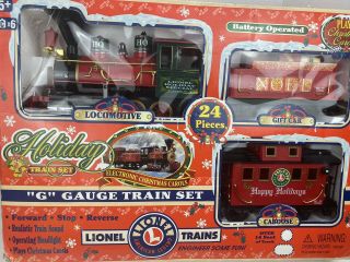 Lionel G - Gauge Christmas Holiday 24 - Piece Train Tracks & Sounds 62134