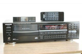 Kenwood Dp - M7750 6 Disc,  1 Single Audio Cd Player Cartridge Changer Remote Japan