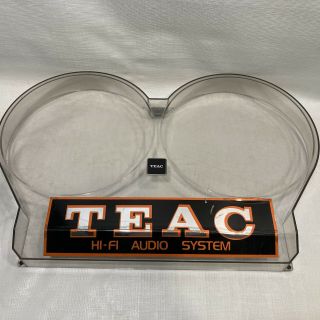 Rare Vintage Teac A - 3440 Recorder Plexiglass Plastic Case Cover Real To