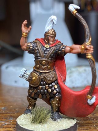 Persian Soldier —28mm Painted Miniature—pathfinder D&d 5th Ed