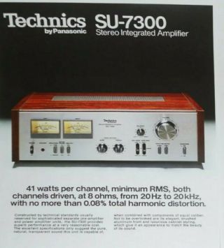 Technics Su - 7300 Integrated Amplifier