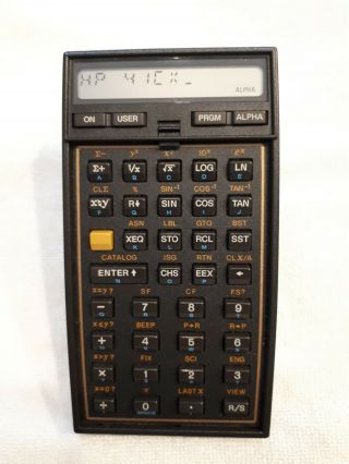 Hp 41cx Calculator Fine Shape