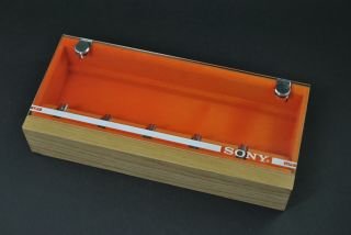 Sony Cc - 5 Wood Headshell Shell Cartridge Keeper Case Box Holder
