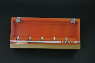 SONY CC - 5 Wood Headshell shell Cartridge Keeper Case Box Holder 2