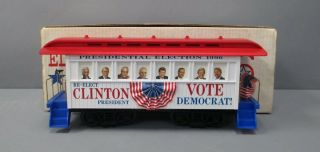 Hartland 1996 G Election Democrat Dole Campaign Car/box