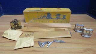 O Scale 2 Rail Kit Walthers Wood Cast Interurban Kit W/ Motor 13 3/4 " 598502