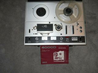Akai Gx4000d Reel To Reel Four Track Stereo Tape Recorder