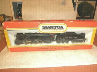 Mantua Ho Scale 312 - 20 Mikado Pennsylvania 2 - 8 - 2 Locomotive & Tender Ob