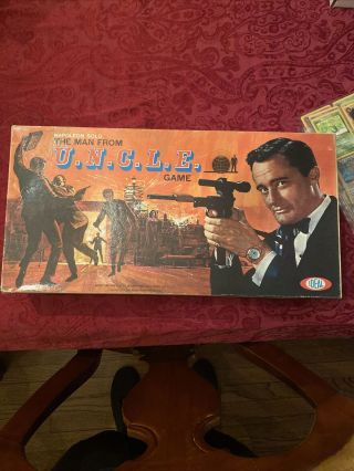 Vintage 1965 The Man From Uncle U.  N.  C.  L.  E.  Board Game Napoleon Solo
