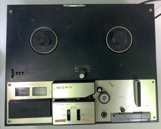 Sony Tc - 350 Stereo Reel To Reel Tape Recorder Player Made In Japan