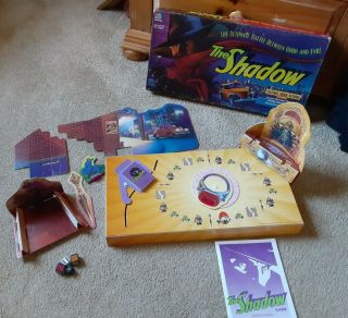 The Shadow Exciting Movie Action Game Milton Bradley 1994 Complete - Vintage