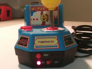 Namco Ms.  Pac - Man Plug N Play Tv Video Games 5 In 1 Jakks Pacific