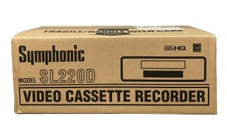 Funai Symphonic Vcr Vhs Video Cassette Recorder Sl220d