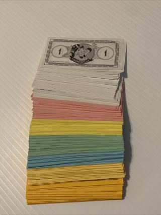 Monopoly The Disney Edition 2001 Replacement Money Set