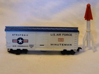 Lionel Ho 0365 Minuteman Missile Launching Car 1962 Us Air Command